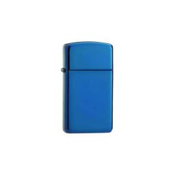 20494 Zippo Slim-vékony öngyújtó, zafírkék színben