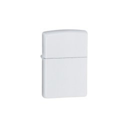214 Zippo öngyújtó, matt fehér színben, gravírozható