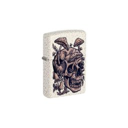 49786 Zippo öngyújtó higany üveg színben, koponya és gombák