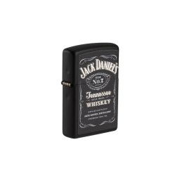 49281 Zippo öngyújtó fekete színben -Jack Daniels feliirattal