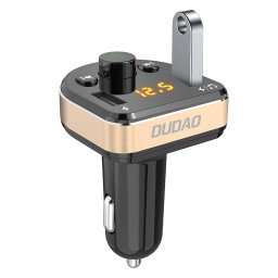 DUDAO R2 Pro FM Transmitter + autós töltő 2x USB fekete
