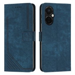 STRIPE Pénztárca tok pánttal One Plus Nord CE 3 Lite 5G kék