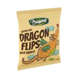 Biopont Dragon Flips bio kukorica snack vanília 25g