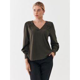 ONLY Blúz 15303748 Zöld Regular Fit