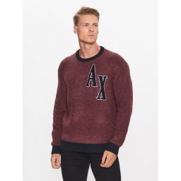 Armani Exchange Sweater 6RZM2B ZM3GZ 14AU Bordó Regular Fit
