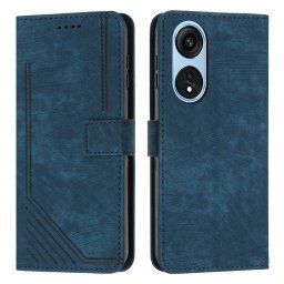 STRIPE Pénztárca tok szíjjal Oppo A98 5G kék