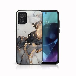 PROTEMIO MY ART Védőburkolat Motorola Moto E22 / E22i GREY MARBLE (140)