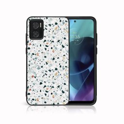 PROTEMIO MY ART Védőtok Motorola Moto E22 / E22i GREY TERRAZZO (163)
