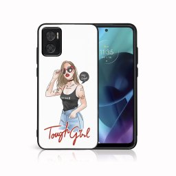 PROTEMIO MY ART Védőtok Motorola Moto E22 / E22i TOUGH GIRL (131)