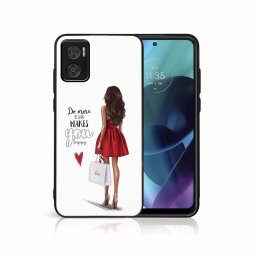 PROTEMIO MY ART Védőburkolat Motorola Moto E22 / E22i RED DRESS (137)