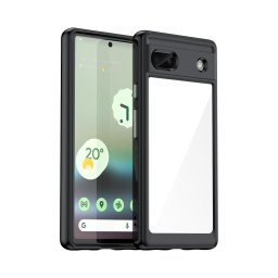 CRYSTAL védőburkolat Google Pixel 6a telefonhoz fekete