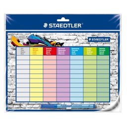 STAEDTLER Órarend, törölhető, öntapadós, STAEDTLER "641 SP2"