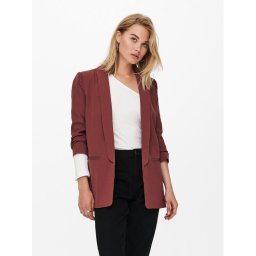 ONLY Zakó Elly 15197451 Bordó Regular Fit