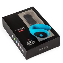 Virgite E12 kétmotoros párvibrátor, távirányítóval (kék).