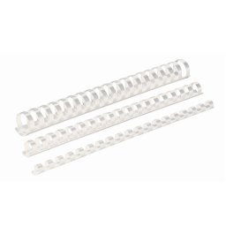Spirál műanyag, 32mm, 241-280lap, 50 db/doboz, Fellowes® fehér