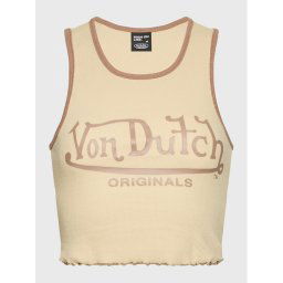 Von Dutch Felső Ashley 6 231 045 Bézs Slim Fit