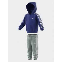 adidas Melegítő ruha szett Essentials Full-Zip Hooded Jogger Set IB4763 Kék Regular Fit