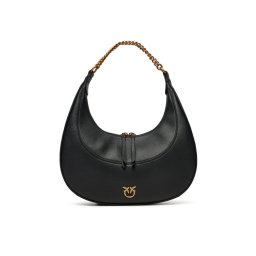 Pinko Táska Brioche Hobo Classic 101526 A0QO Fekete