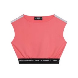 Karl Lagerfeld Kids Felső Z15410 D Piros Regular Fit