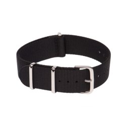 NATO SZÍJ, FEKETE, 24MM