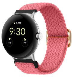 BRAIDED Nylon szíj a Google Pixel Watch / Pixel Watch 2 , rózsaszín