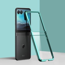 ELECTRO Műanyag tok Motorola Razr 40 Ultra zöld