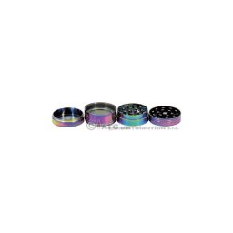 11236 Grinder- dohányörlő fém, 4 részes- 4cm átmérő