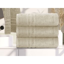 Classic törölköző 70 x 140 cm krém, 100% pamut
