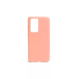 Huawei P40 Pro Gumis szilikon tok barack