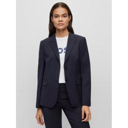 Boss Zakó Juleah 50490035 Sötétkék Regular Fit