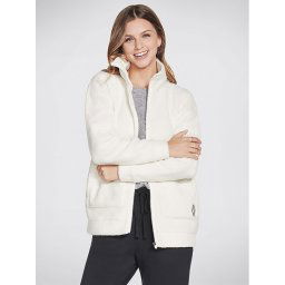 Skechers Anorák Downtime Jacket W3JA239 Ekru Regular Fit