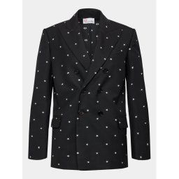 Red Valentino Zakó 1R3CEC40 Fekete Regular Fit