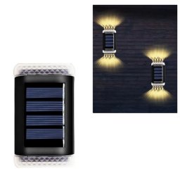 Érzékelős napelemes LED fali lámpa 4 db
