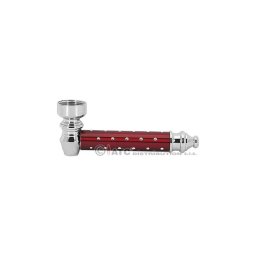 58396 REMO. Fém pipa + szűrő- 9,5 cm, több színben-készlet szerint