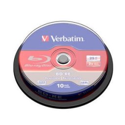VERBATIM BD-RE SL (10-es csomag) Blu-Ray / orsó / 2x / 25 GB