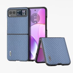 ABEEL CARBON Műanyag borítás Motorola Razr 40 világoskék
