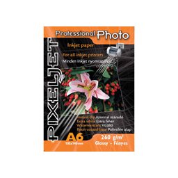 Pixeljet Professional A6/50 260g fényes inkjet fotópapír