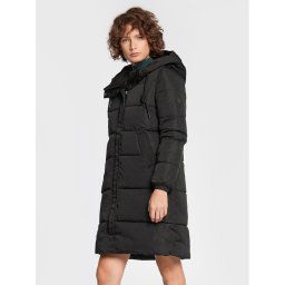 Volcano Pehelykabát J-Skadi L22367-W23 Fekete Relaxed Fit