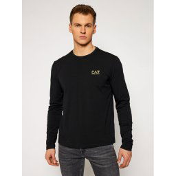 EA7 Emporio Armani Hosszú ujjú 8NPT55 PJM5Z 0208 Fekete Regular Fit