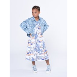 Kenzo Kids Farmer kabát K15638 S Kék Regular Fit
