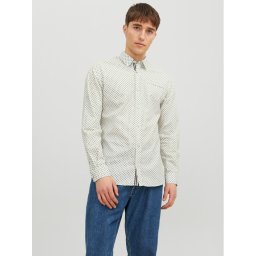 Jack&Jones Ing 12235969 Fehér Slim Fit