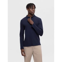 Selected Homme Pólóing 16090424 Sötétkék Slim Fit