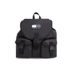 Tommy Jeans Hátizsák Tjm Heritage Flap Backpack AM0AM11656 Fekete