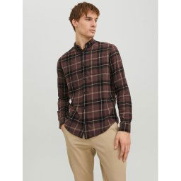Jack&Jones Ing 12235982 Barna Slim Fit