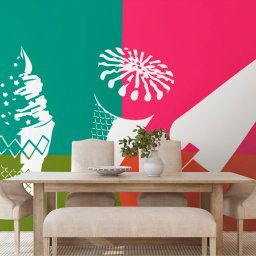Öntapadó tapéta pop art fagylalt