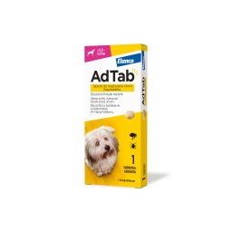 AdTab 112 mg rágótabletta kutyák részére (> 2,5-5,5 kg)