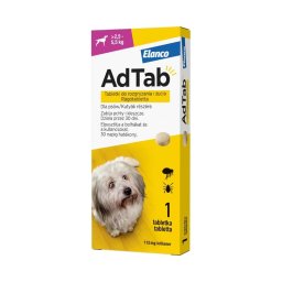 AdTab 112 mg rágótabletta kutyáknak (2,5-5,5 kg) A.U.V. 1x