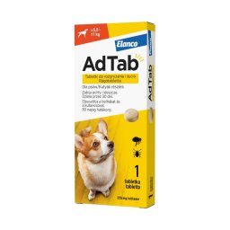 AdTab 225 mg rágótabletta kutyáknak (5,5-11 kg) A.U.V. 1x