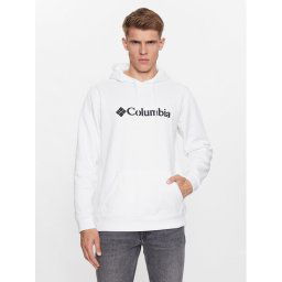 Columbia Pulóver CSC Basic Logo™ II Hoodie Fehér Regular Fit