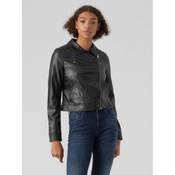 Vero Moda Műbőr dzseki Bella 10278269 Fekete Regular Fit
